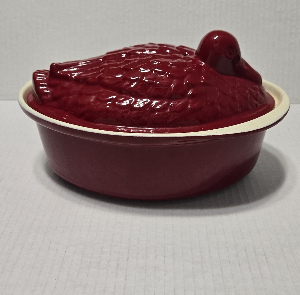 Duck Dutch Oven Baker Chasseur Terrine Cast Iron Dutch Oven Baker with lid Heavy